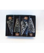 Set of 4 Sisal Trees Wood Bases 4&quot; Tall by Fay&#39;s  PR - $7.74 CAD