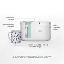 Cricut Mug Press &amp; Mini Press + Cricut Mug Blanks Bundle  - $193.05