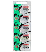 Maxell 384 SR41SW1.55V Silver Oxide Watch Battery (5 Batteries) EXP 2023 - £9.67 GBP