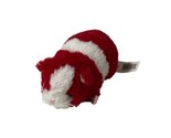 Ganz Lil Guinea Pig  Mini Beanbag  Red and White 5  inch Soft Plush Vale... - $4.73