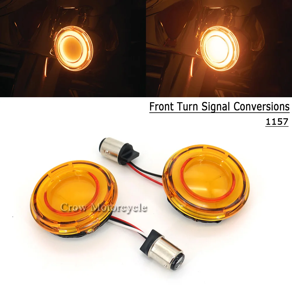 1157 Bullet Style LED Turn Signal Lights LED Fairing Lower  Light  Harley Tourin - $627.84