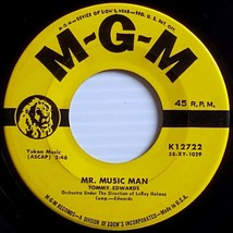 Tommy Edwards - Love Is All We Need / Mr. Music Man [7&quot; 45 rpm Single] - $2.27