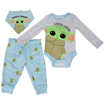 Star Wars The Child Grogu Little Cutie 3-Piece Infant Bodysuit Set Multi... - £17.56 GBP