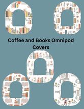 Omnipod Cover Coffee and Books Theme Style Pack of 5 - $12.99
