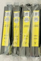 4 Genuine SEALED BAG Epson 200 Yellow Inkjet Cartridges No Box  Unknown EXP - $12.99