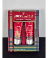 Bolero Mens Shave Set Cedar Wood + Eucalyptus Shave Cream &amp; After Shave ... - $110.79 MXN
