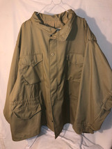 Heavy Duty Military Tactical Tan Field Jacket W/ Hood Waterproof Medium Regular - £38.93 GBP+