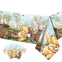 3Pcs Winnie Party Tablecloth Baby Shower Table Cover Party Supplies For Boys Gir - £15.18 GBP
