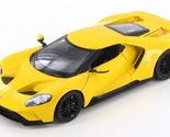 2017 Ford GT 1/24 Diecast Metal Model by Welly - YELLOW - $29.69