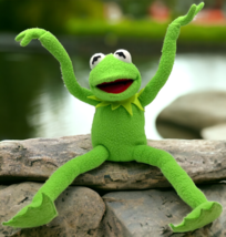 Applause Plush KERMIT THE FROG Posable Bendable Jim Henson Muppets 21” Stuffed - £39.50 GBP