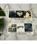 Vintage 1983 Superman III Promotional Stickers Lot of 2 Strips Giveaway - $14.84