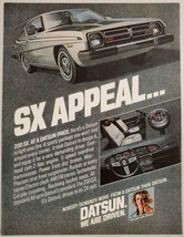 1978 Print Ad Datsun 200 SX 2 Door Sporty Cars Power Front Disc Brakes - $11.68
