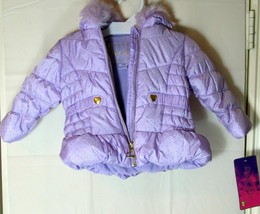 Pistachio Girls Size 6 Months  Zip up Winter Coat  Violet  New w/tags - £25.20 GBP