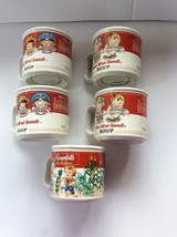 Set Of Five Westwood 1933 Decorative Campbell&#39;s Soup Cups  - £19.67 GBP