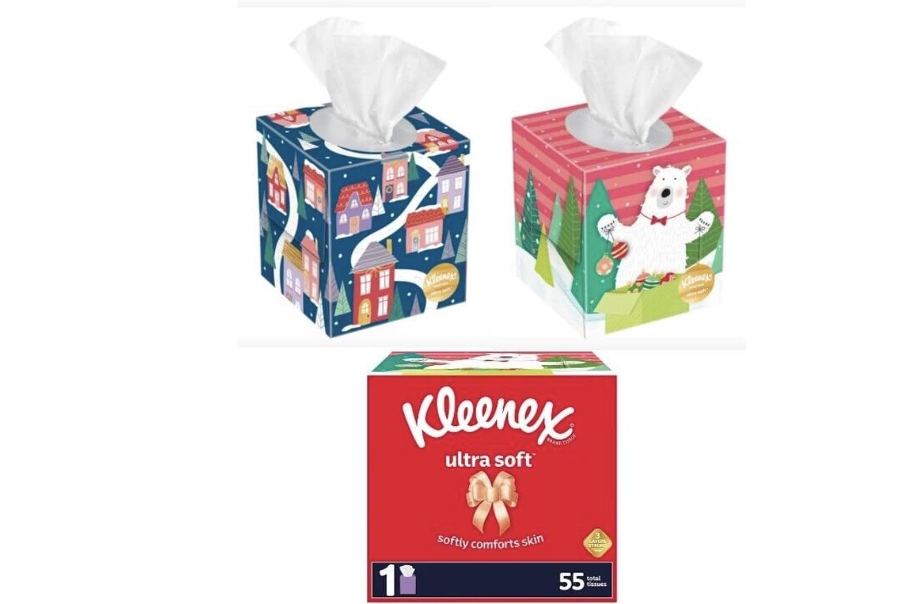 Kleenex Ultra Facial Tissue, 85 Count (Pack of 12) - $34.29