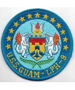 USN United States Navy USS Guam LPH-9 4&quot; NOS Embroidred Patch - $8.00