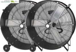BILT HARD 9100 CFM 30&quot; High Velocity Drum Fan, 2-Speed Heavy Duty Indust... - $636.55