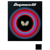 Butterfly Dignics 80 2.1mm Black Table Tennis Racket Rubber High Tension NWT - £72.57 GBP