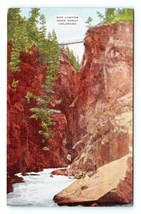 Box Canyon Bridge Ouray Colorado CO UNP Linen Postcard N5 - $2.92