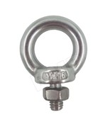 (6) 304 STAINLESS STEEL LIFTING EYE BOLT M6 WITH NUT MACHINE LIFTING 120... - £14.13 GBP