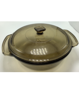 Anchor Hocking 1037 Smoked Glass Casserole Baking Dish 8.25&quot; Diameter 1.... - $279.18 MXN