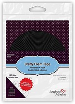 Foam Tape. Black. (0.39" wide by 13 ft. CLEARANCE/Free with purchase