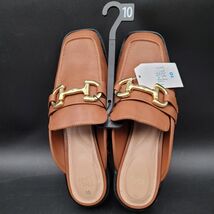 New Women&#39;s Time &amp; Tru Brown Slip-on Memory Foam Loafer/Mules Sandals Si... - $360.08 MXN
