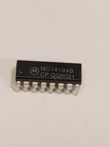 MC14194BCP Motorola Shift Register Cmos 16-pin Dip Rare Vintage - £2.15 GBP