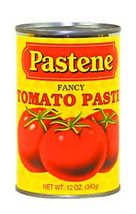 Pastene Tomato Paste 12 oz (PACKS OF 12) - $54.44