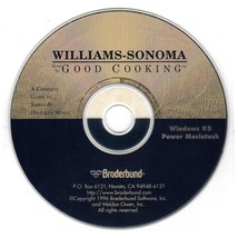 Williams Sonoma Guide To Good Cooking (PC/MAC-CD, 1996)Win/Mac -NEW Cd In Sleeve - £3.12 GBP