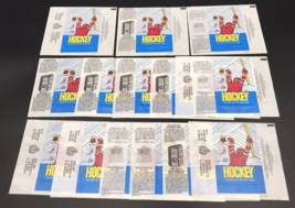 Lot of Fifteen (15) 1989/90 OPC O-Pee-Chee NHL Hockey Wax Pack Wrappers - £13.26 GBP