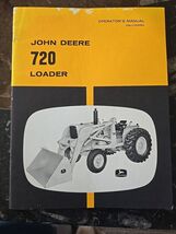 JOHN DEERE 720 WHEEL LOADER TRACTOR OPERATION &amp; MAINTENANCE MANUAL BOOK ... - $24.73