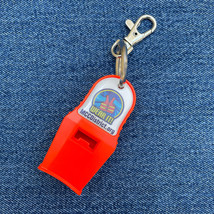 McHenry County Conservation District Red Plastic Safety Whistle - £6.07 GBP