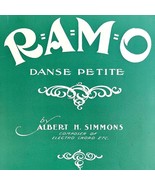 RAMO Danse Petite Sheet Music 1907 Piano Albert Simmons Antique DWBB4 - $56.12 CAD