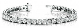 25 CARAT FOREVER ONE MOISSANITE TENNIS BRACELET CHARLES AND COLVARD 14K ... - £10,707.98 GBP