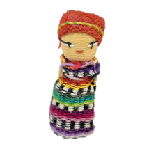 Vintage 2&quot; Handmade Worry Trouble Doll Mexican Guatemalan Replacement - £4.11 GBP