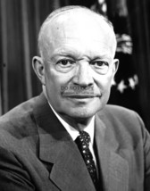 President Dwight D. Eisenhower B&amp;W Portrait 11X14 Photo - £12.57 GBP
