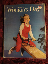 WOMANs DAY Magazine September 1952 Gertrude Schweitzer Althea Bass Francis Ames - £7.76 GBP