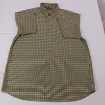 Columbia AM7837 Men's Green Plaid Short Sleeve Button-Up Shirt Size XL image 13