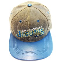 Jaguars Jacksonville, Logo Team Nfl Baseball Leather Cap - £23.95 GBP