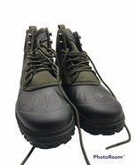 Palladium Waterproof Black &amp; Green Boots w/ Rubber Toe  Size Men&#39;s 12 Gr... - $64.35