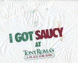  I Got Saucy at Tony Roma&#39;s Bib A Place for Ribs Florida 1982 - $17.82