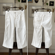 Anthropologie Hei Hei White Wide Leg Crop Pants 29 - $504.20 MXN