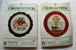 Candle Bright,Joyful Noise Christmas Counted Cross Stitch Designs For Th... - $18.80