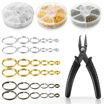 Split Rings Kit, 2070 Pcs Double Loops Split Jump Ring With Split Ring P... - £21.13 GBP