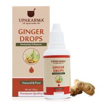 Upakarma Ayurveda Zenzero Gocce 30ml Ayurvedico Erbe Boost Immunità Forza Cura - £19.26 GBP