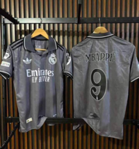 REAL MADRID 2025 THIRD JERSEY MBAPPE 9 PRINTING/FREE SHIPPING - £60.06 GBP