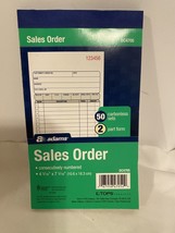 Adams TOPS Sales Order Book  7  3/16&quot;  x  4   3/16&quot;   2 Part Carbonless. - $4.50