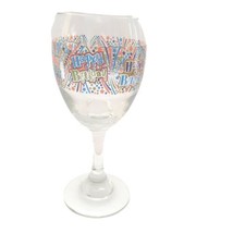 Happy Birthday Stem Wine Water Glass 7&quot; Tall Crafts Props  - £6.32 GBP