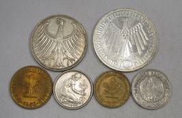 Lot of 8 Vintage German Foreign Currency Coins 1929-1972 AG212 - £42.71 GBP